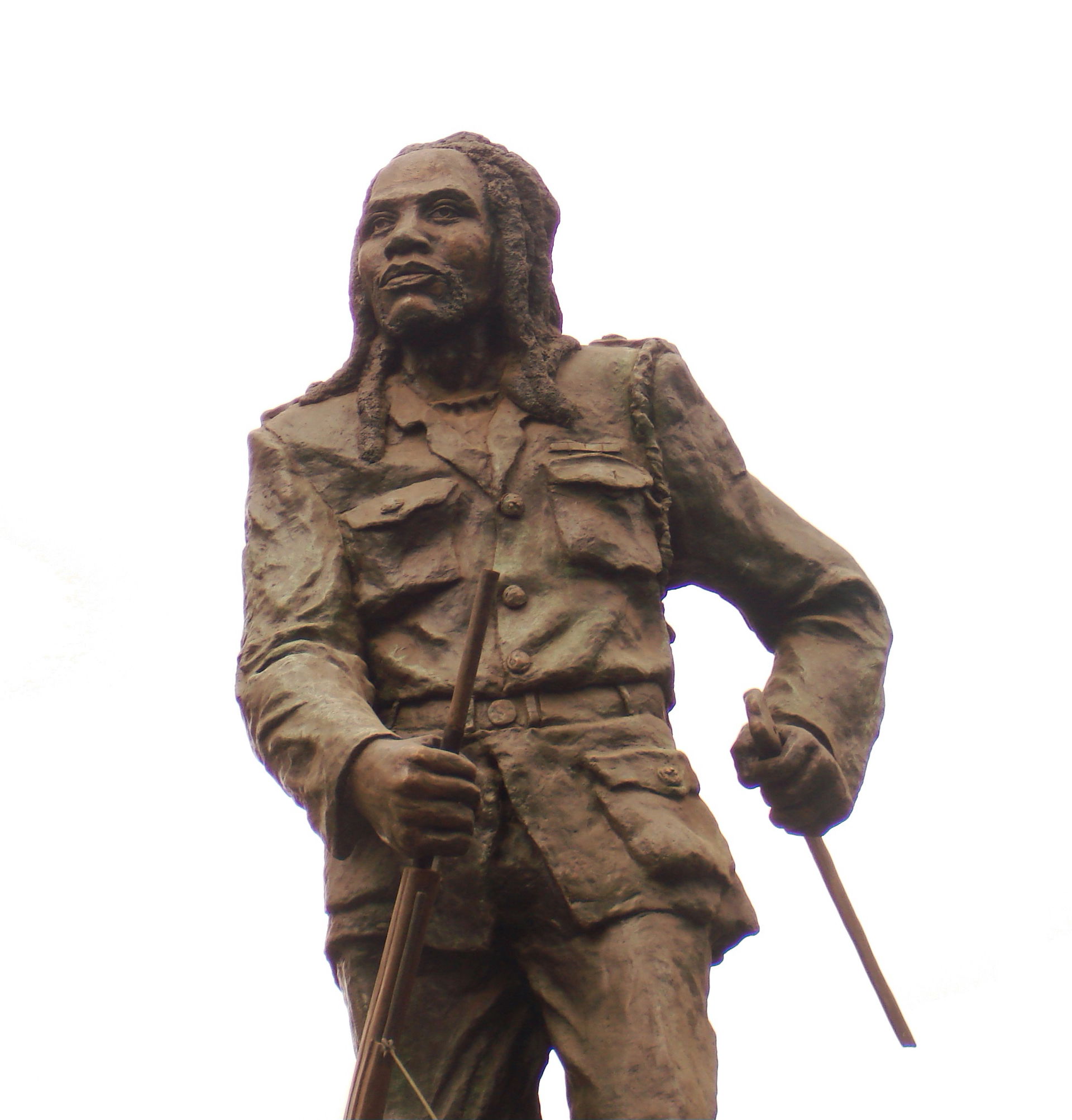 Statue of Dedan Kimathi in Nairobi, Kenya.>br />
w:Dedan …