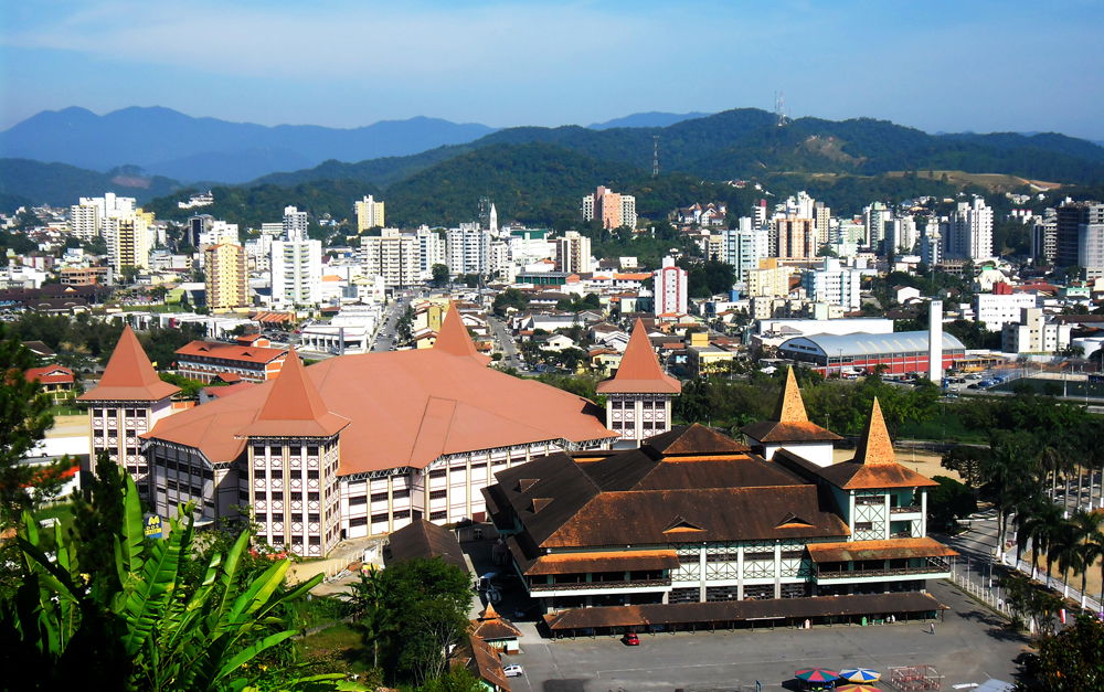View of Brusque downtown