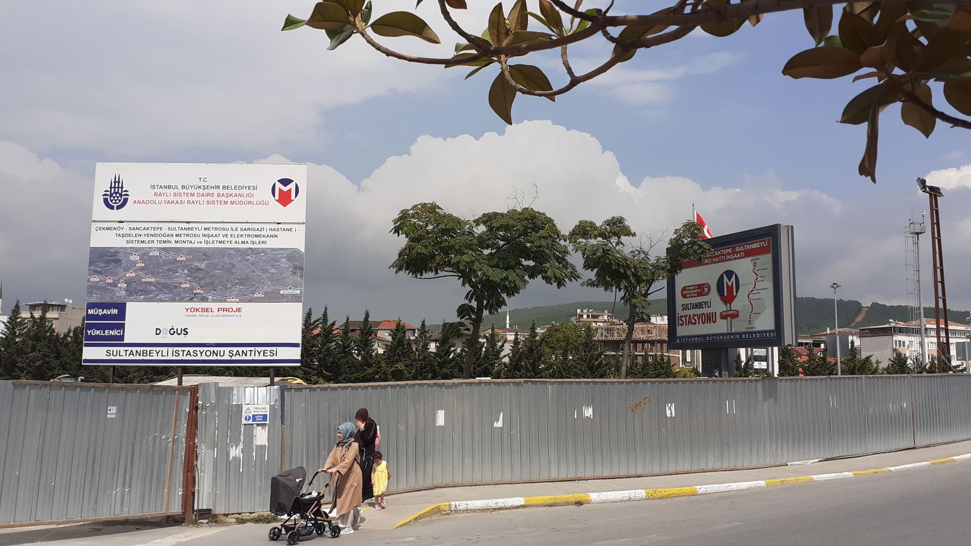 M5 Sultanbeyli Metro İstasyonu İnşaatı