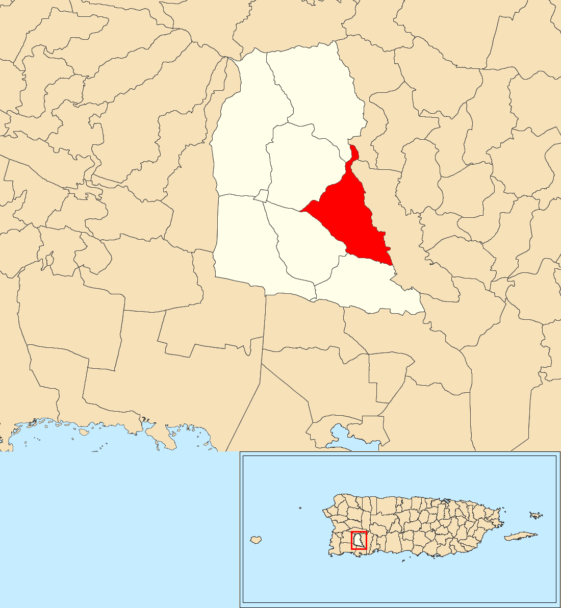 Torre, Sabana Grande, Puerto Rico locator map