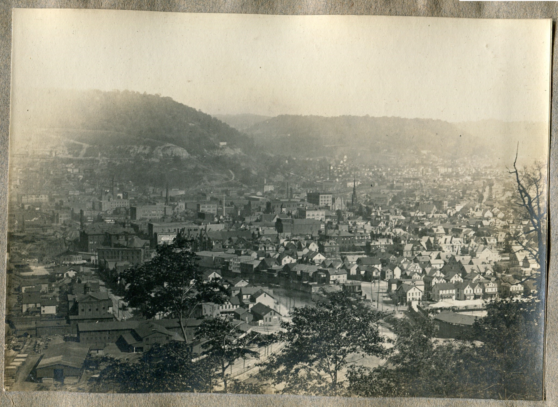 Johnstown, Pennsylvania, from Westmont Hillside in about 1905. …