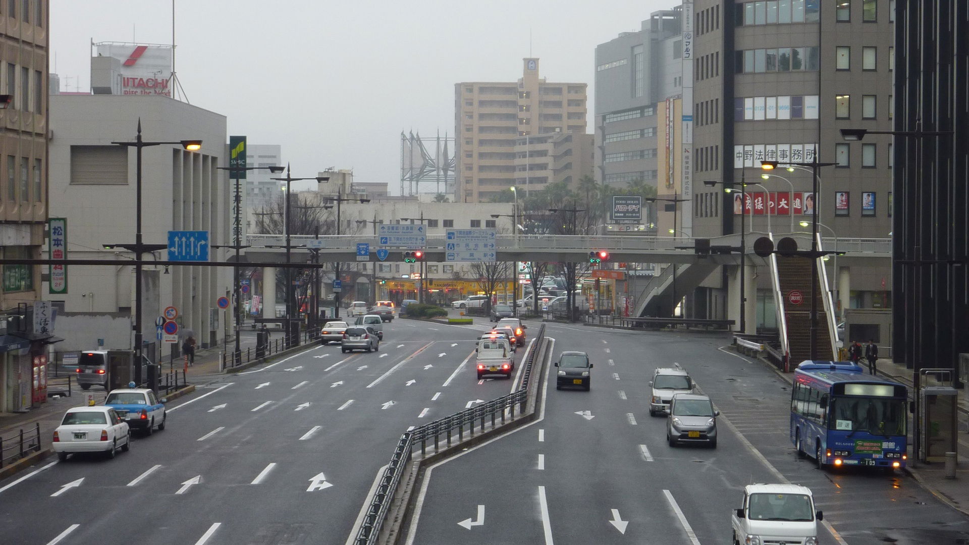 National Route 9 - Shimonoseki City, Yamaguchi Prefecture, Japa…