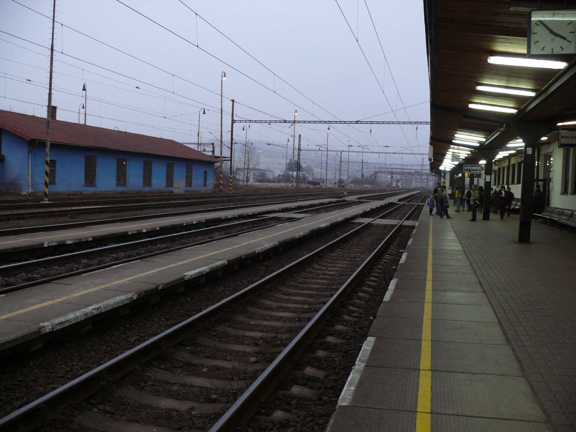 Liptovský Mikuláš train station.