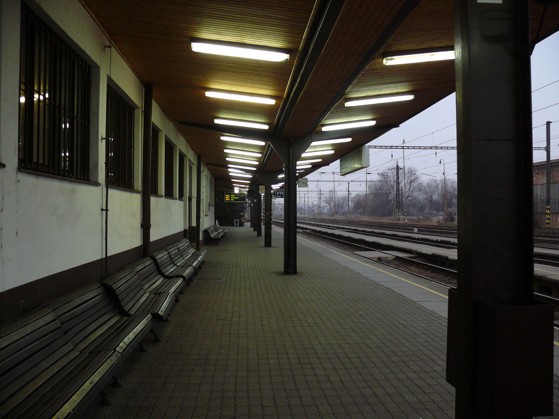 Liptovský Mikuláš train station.