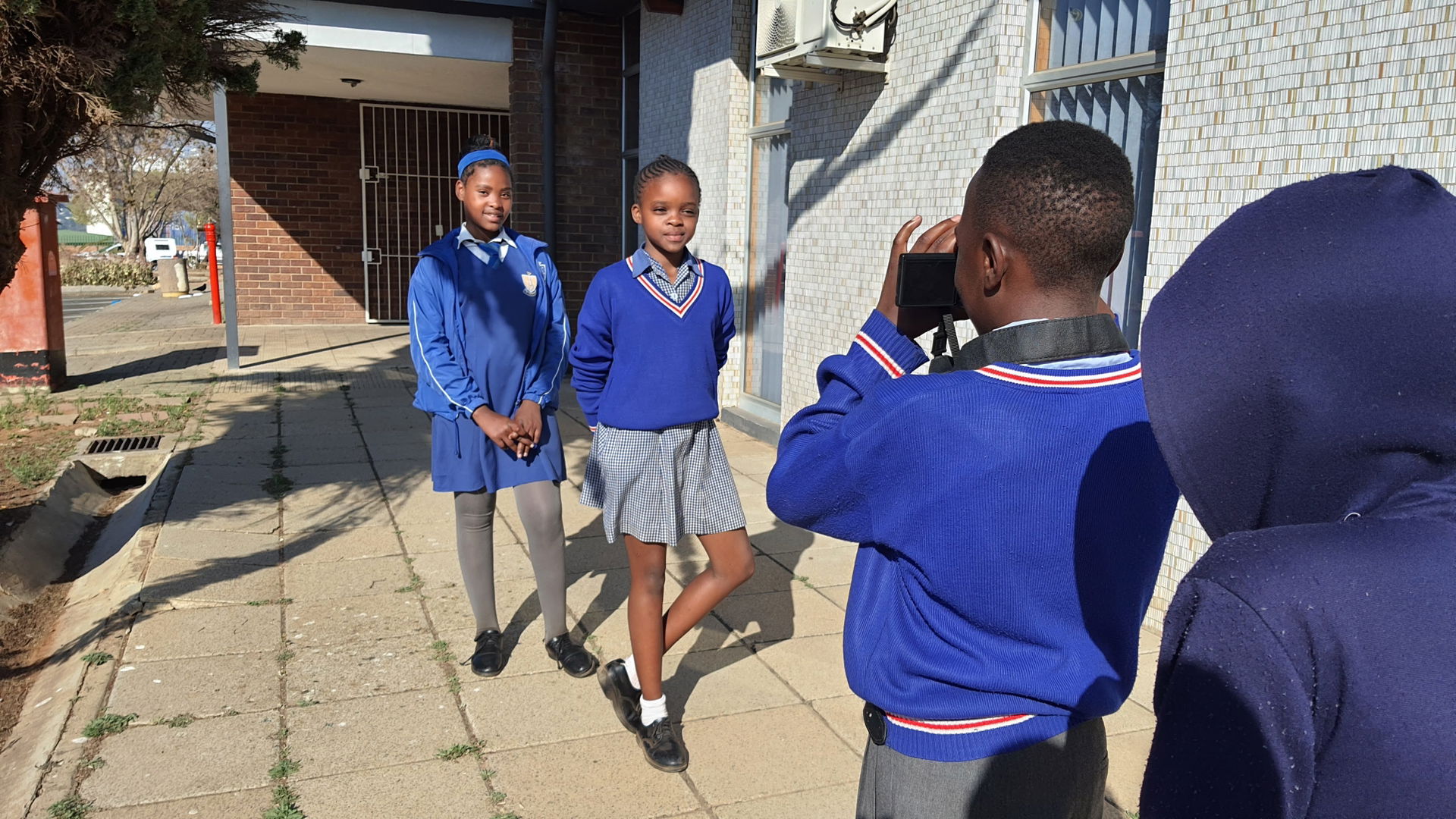 Photography lessons at Randburg Library. Learners learn how to …