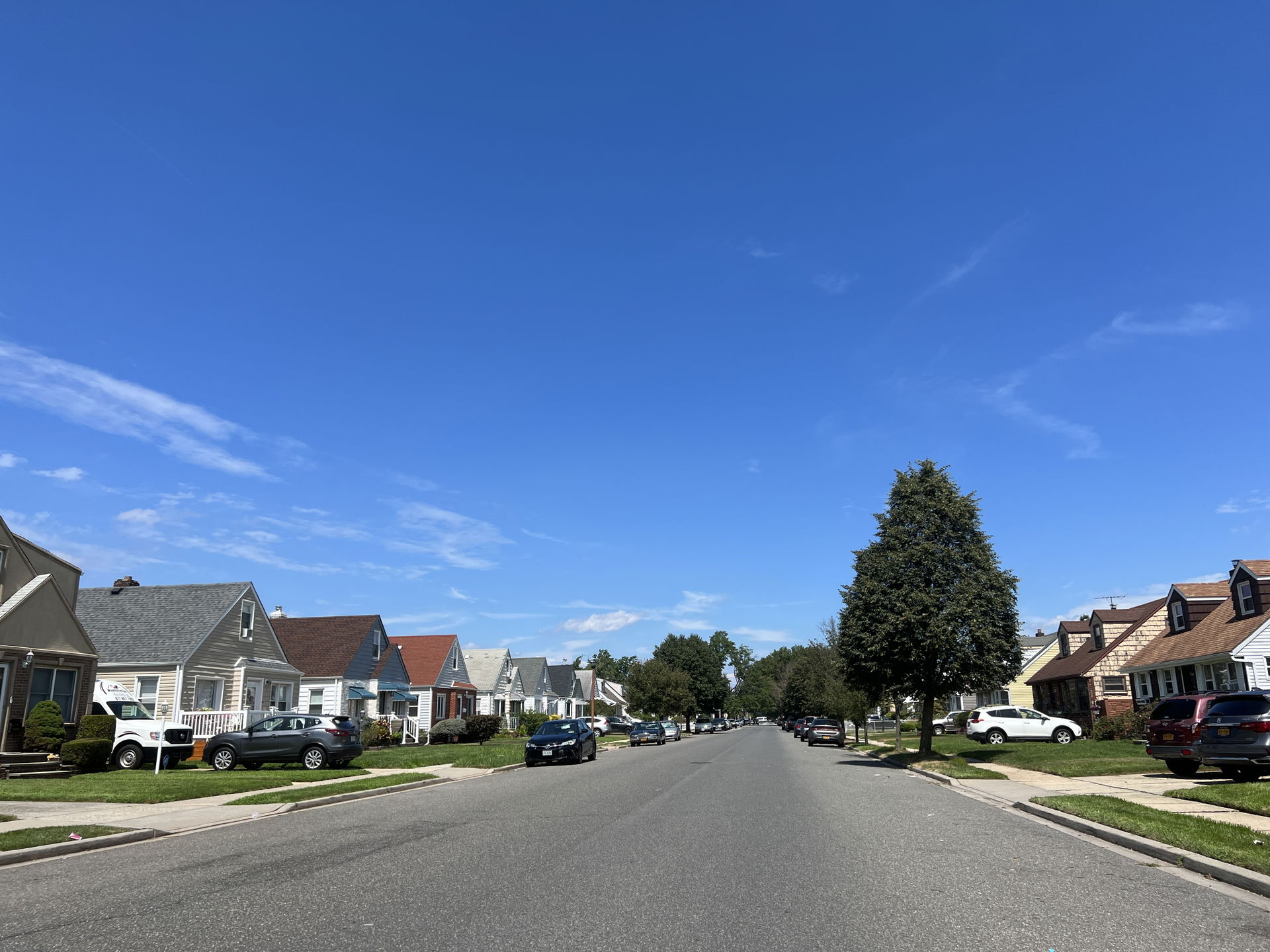 Landau Avenue in Elmont, NY on August 11, 2022, looking towards…