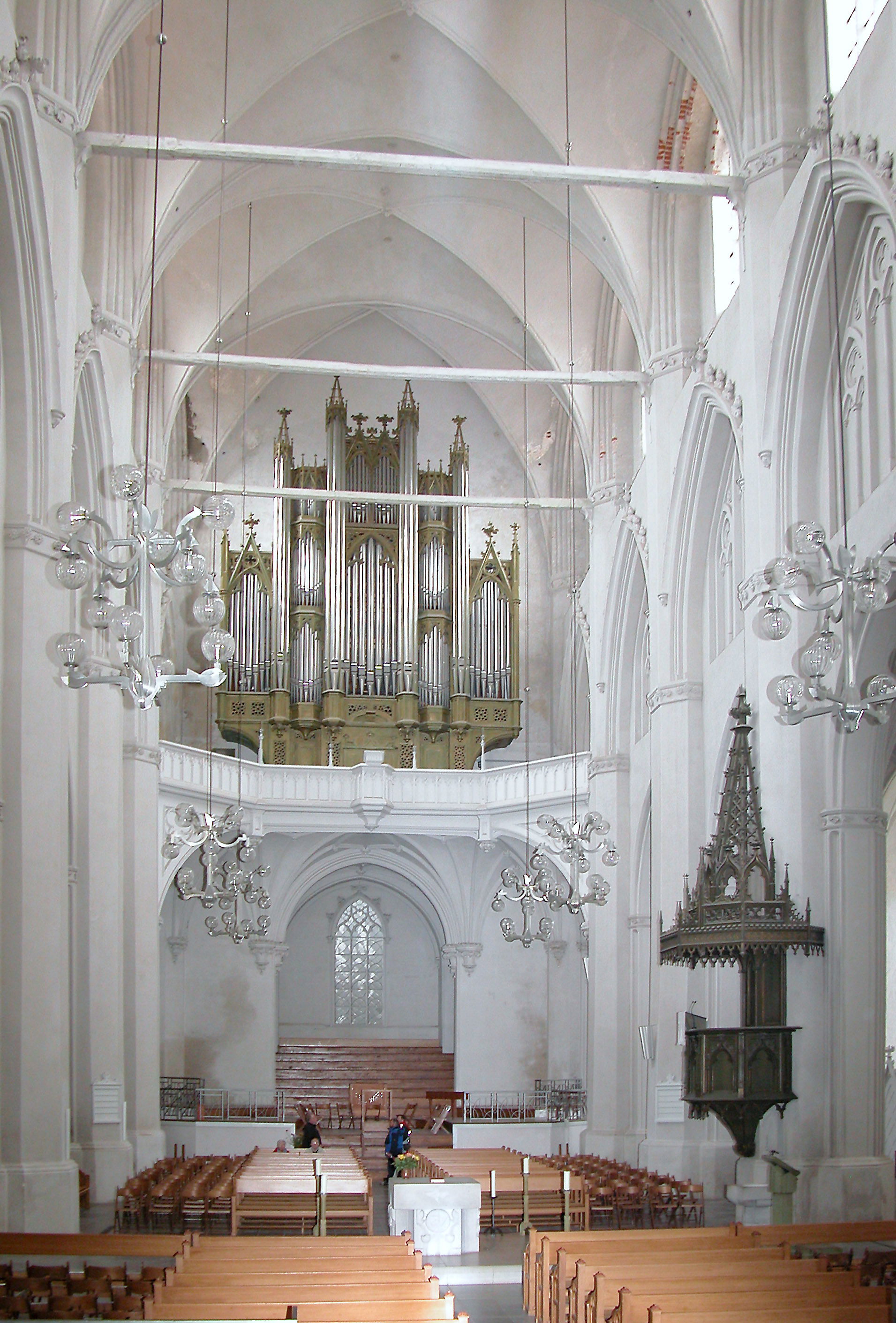 25.06.2004   17489  Greifswald, Domstraße: Dom St. Nikolai (GMP…