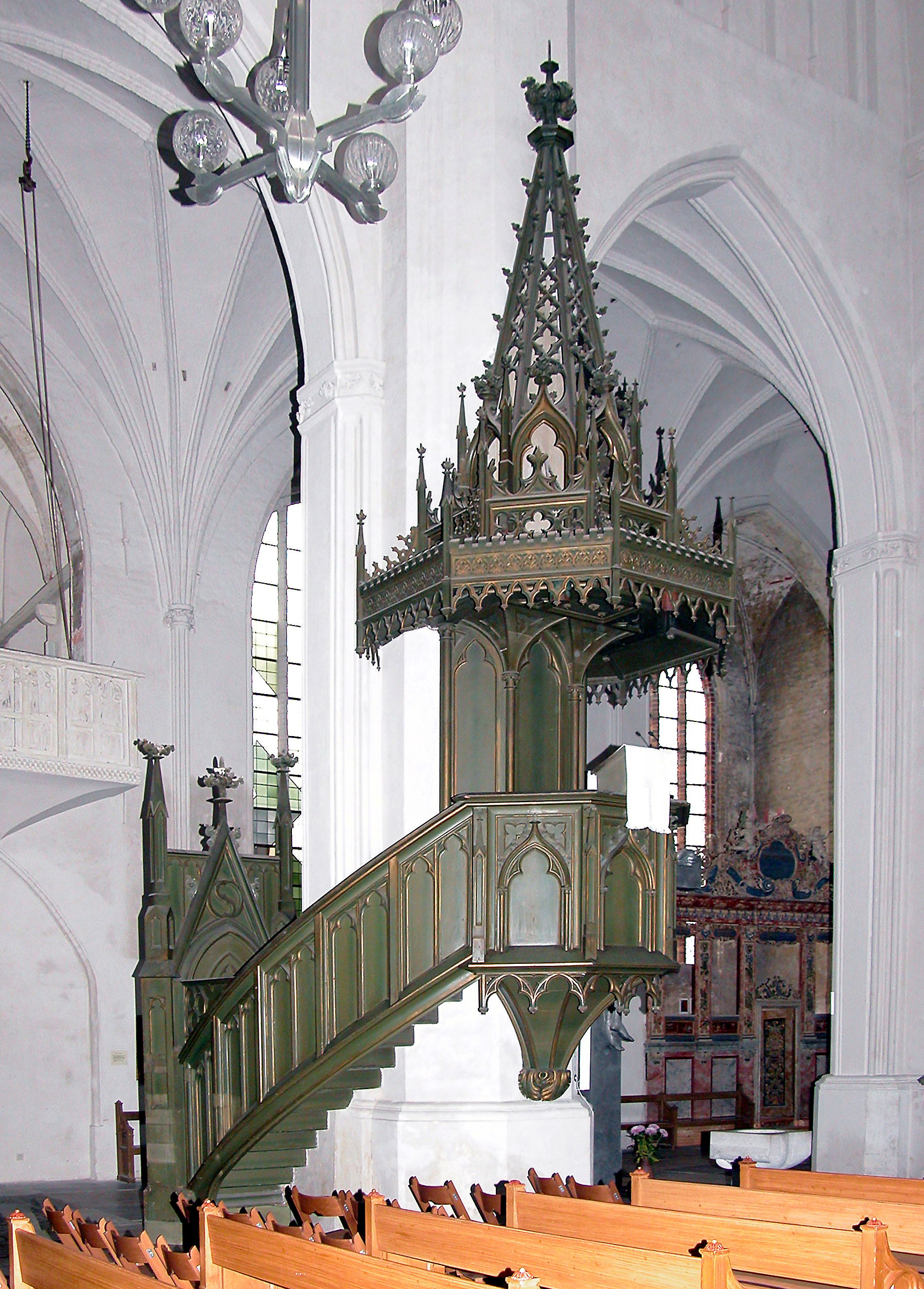 25.06.2004   17489  Greifswald, Domstraße: Dom St. Nikolai (GMP…