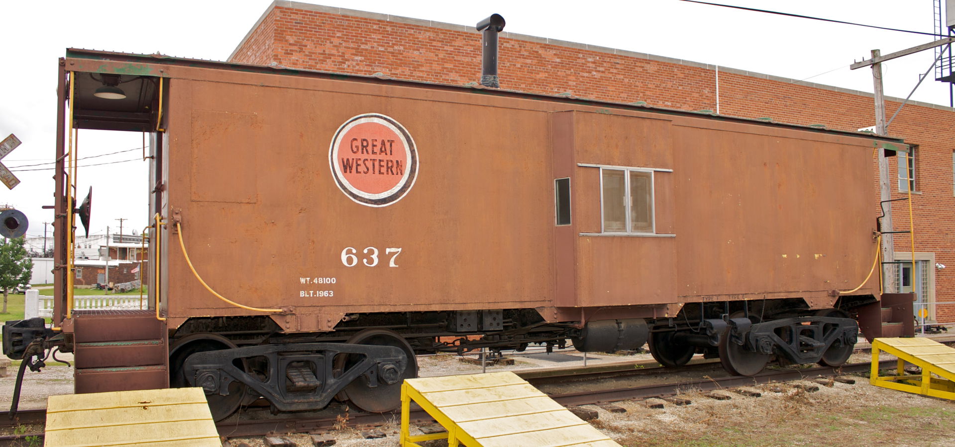Rail museum and yards in Oelwein IA