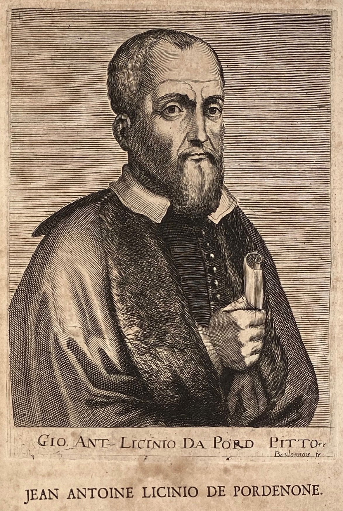 Half-length portrait of Giovanni Antonio de’ Sacchis, a.k.a. Il…