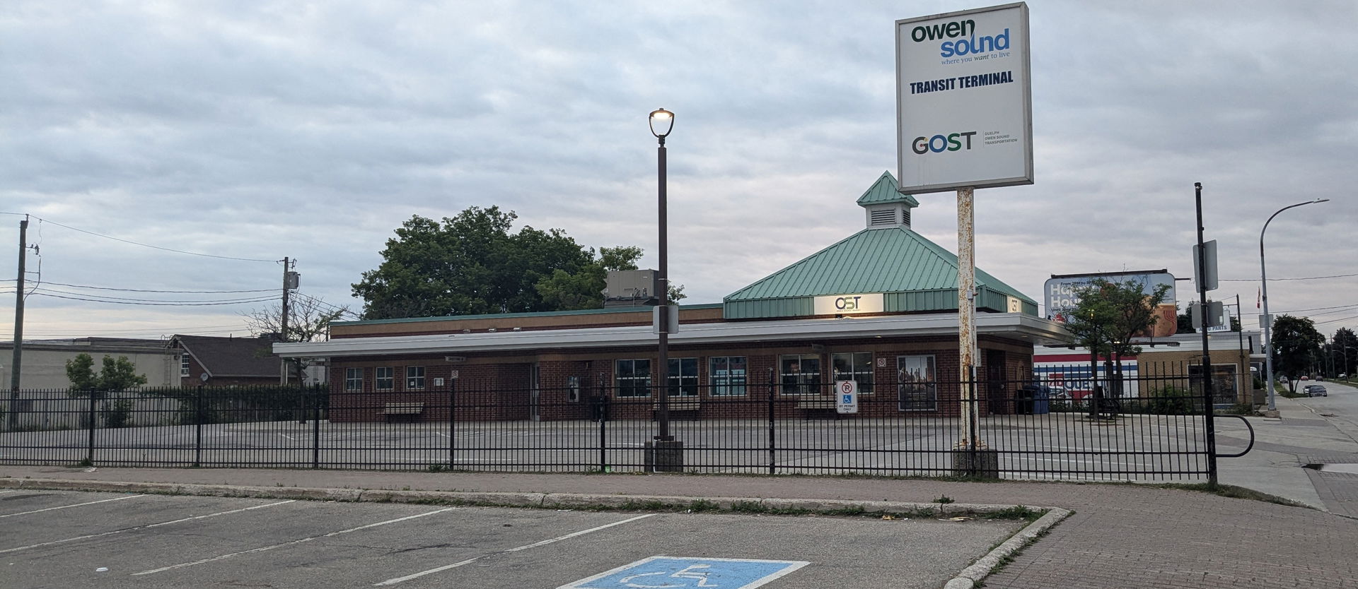 The transit terminal in Owen Sound, Ontario.