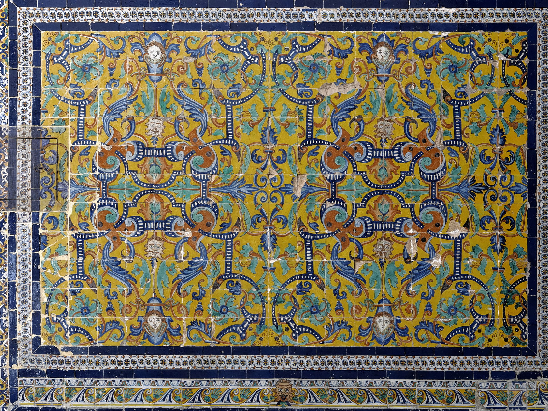 Azulejos de Hernando de Valladares (1622).