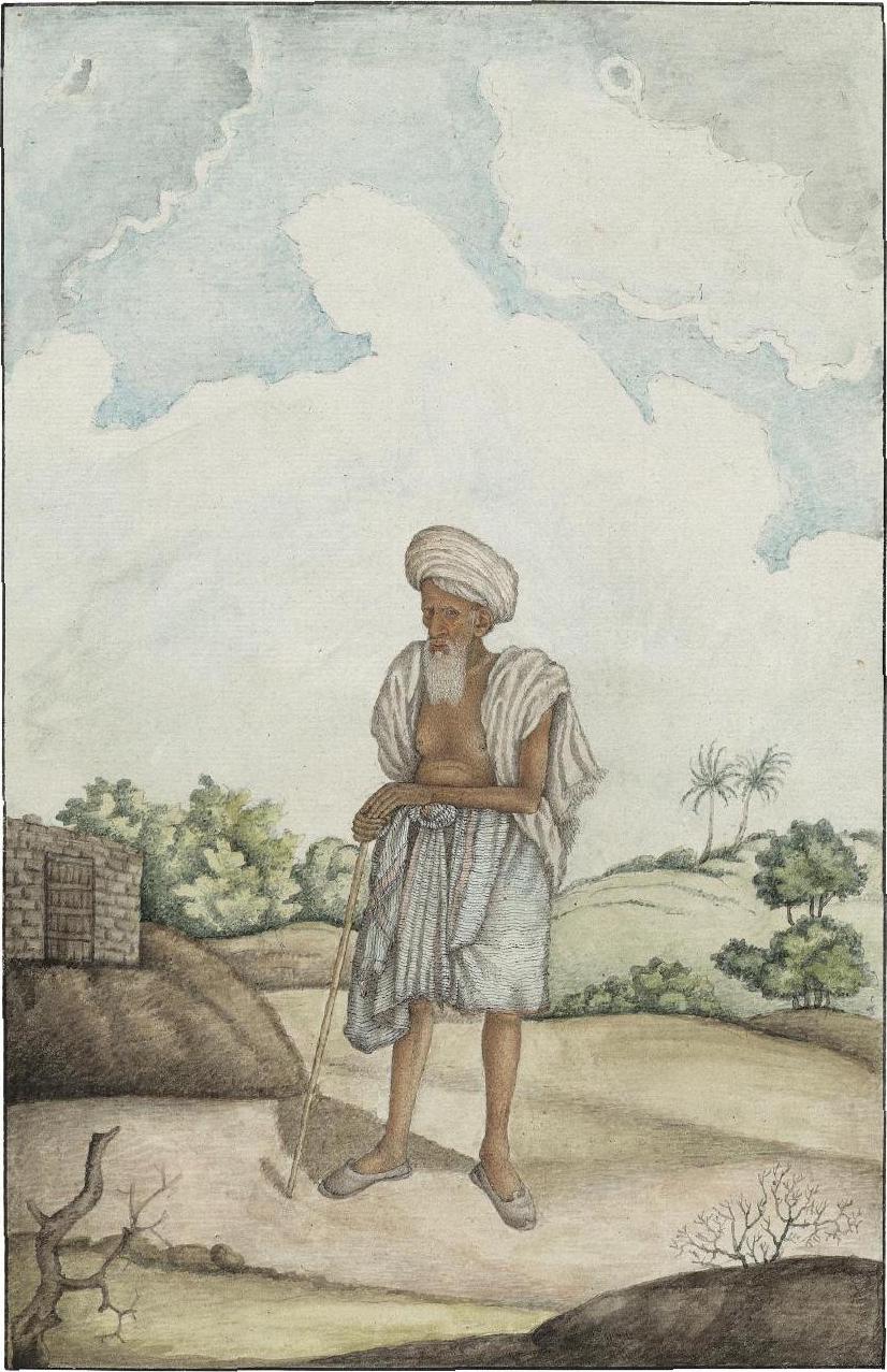 Painting of Dakoo, a Muslim Jat aged 108-years-old, in Rania (l…