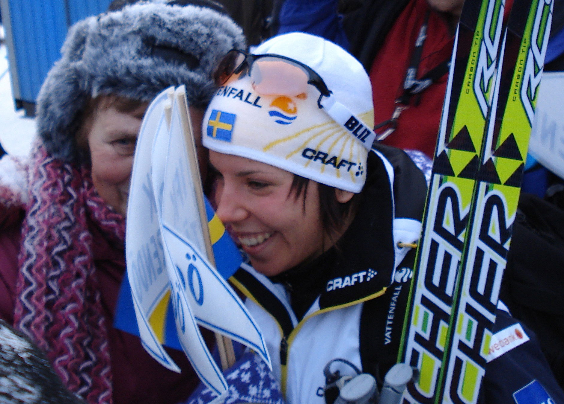 Charlotte Kalla at the Cross-Country Skiing World Cup premier o…