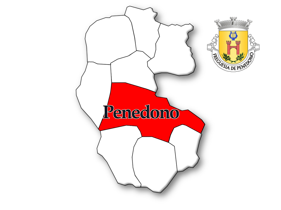 Mapa das freguesias