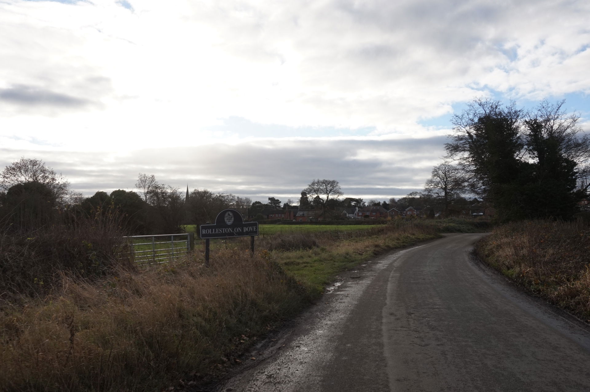 Marston Lane at Rolleston on Dove