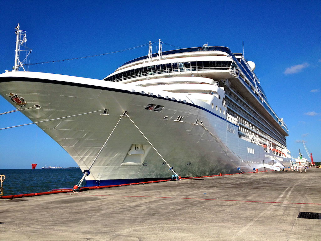 Santo Tomas - Puerto Barrios, Guatemala- ship at dock.