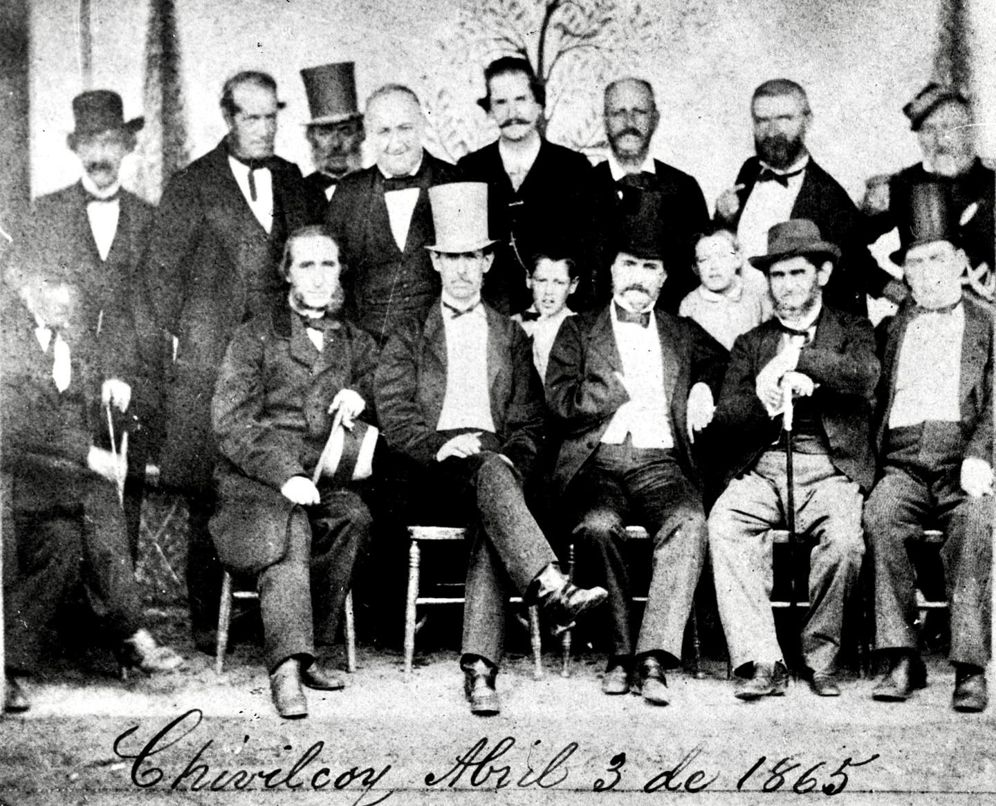 Gobernor of Buenos Aires Mariano Saavedra, along with Luis A. D…
