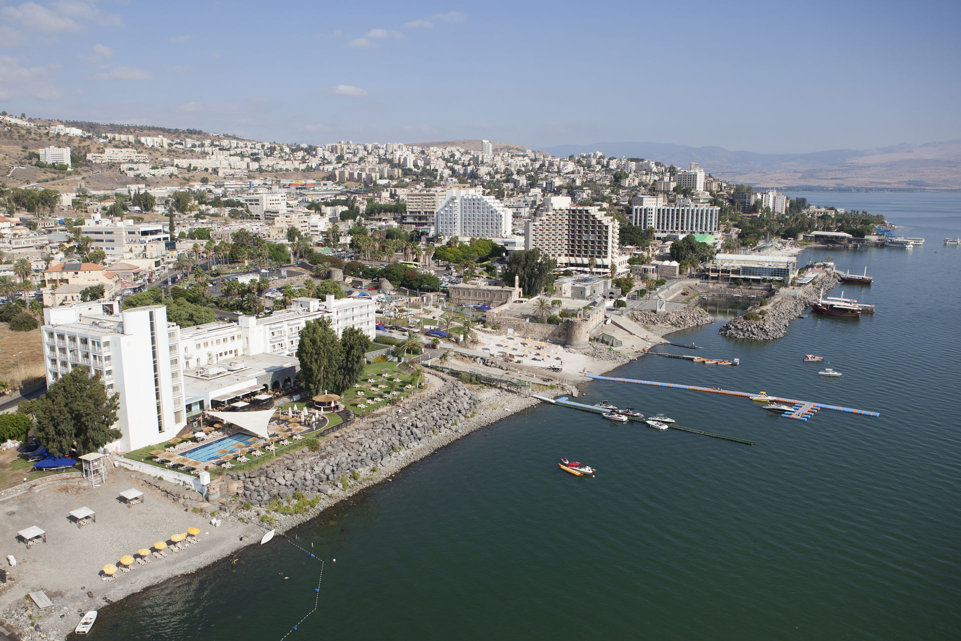 Tiberias  is a city on the western shore of the Sea of Galilee …