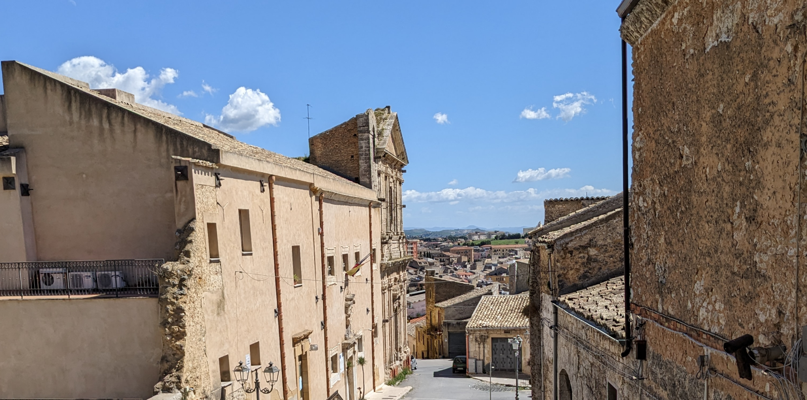 A photo taken within the Vecchia Città of Canicattì