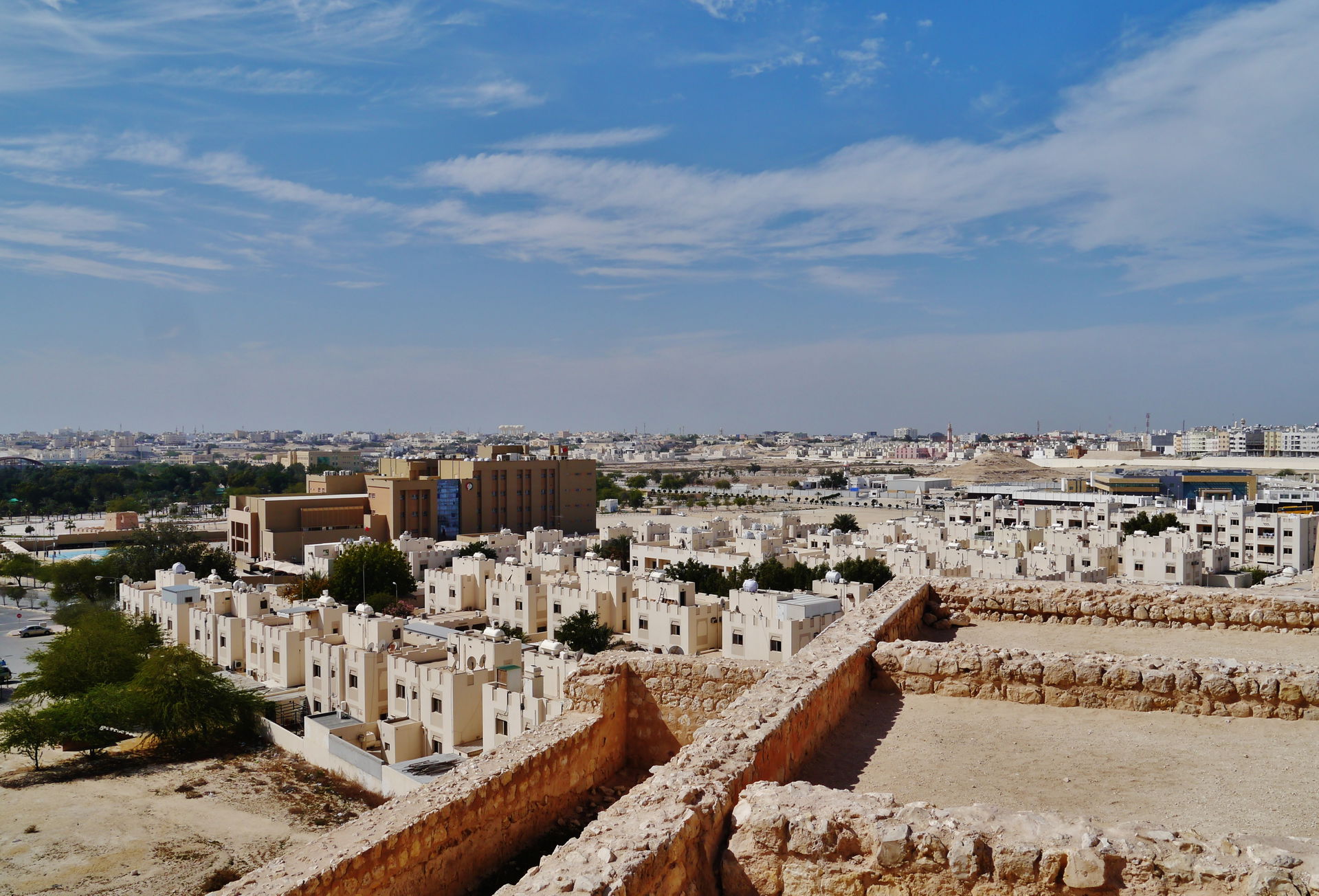 View from the Fort Riffa to the City, Riffa, Bahrain
