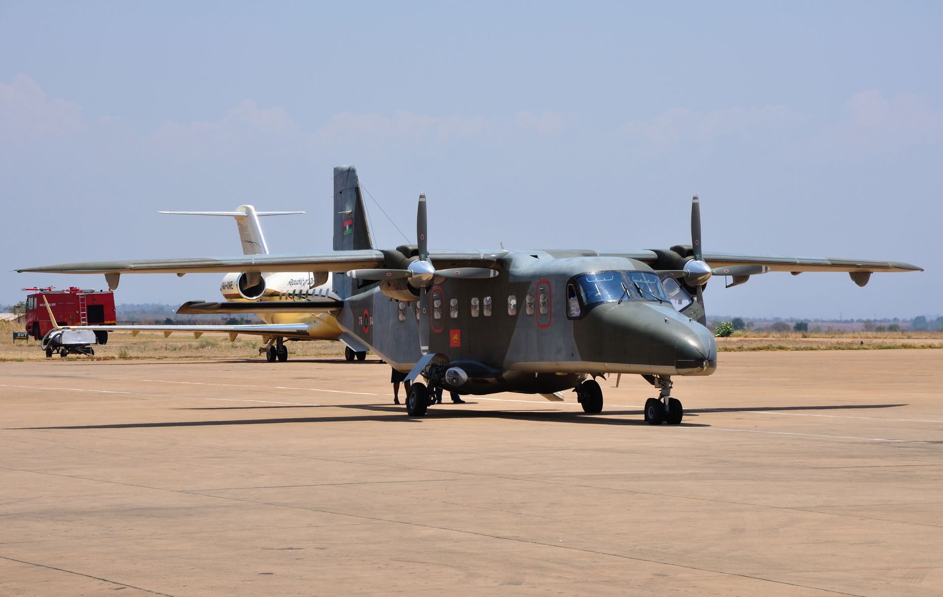 Dornier Do 228 of the Malawian Air Force at Blantyre's Chileka …
