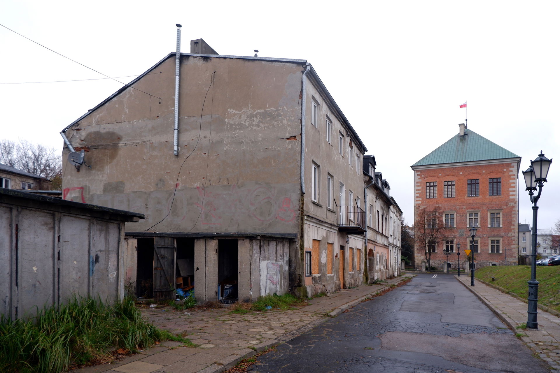 Wspólna Street in Piotrków Trybunalski, Poland