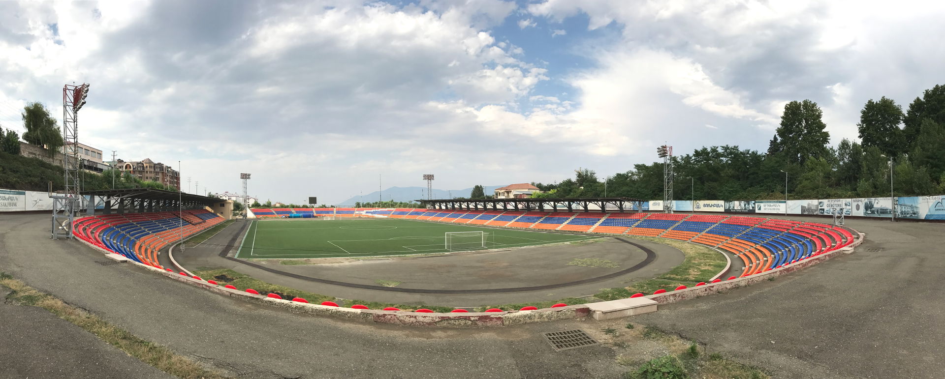 Stepanakert Stadium in 2017.