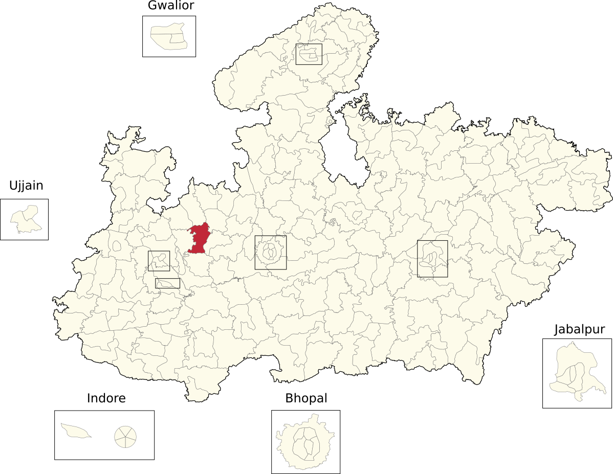 Shajapur Vidhan Sabha constituency within Madhya Pradesh