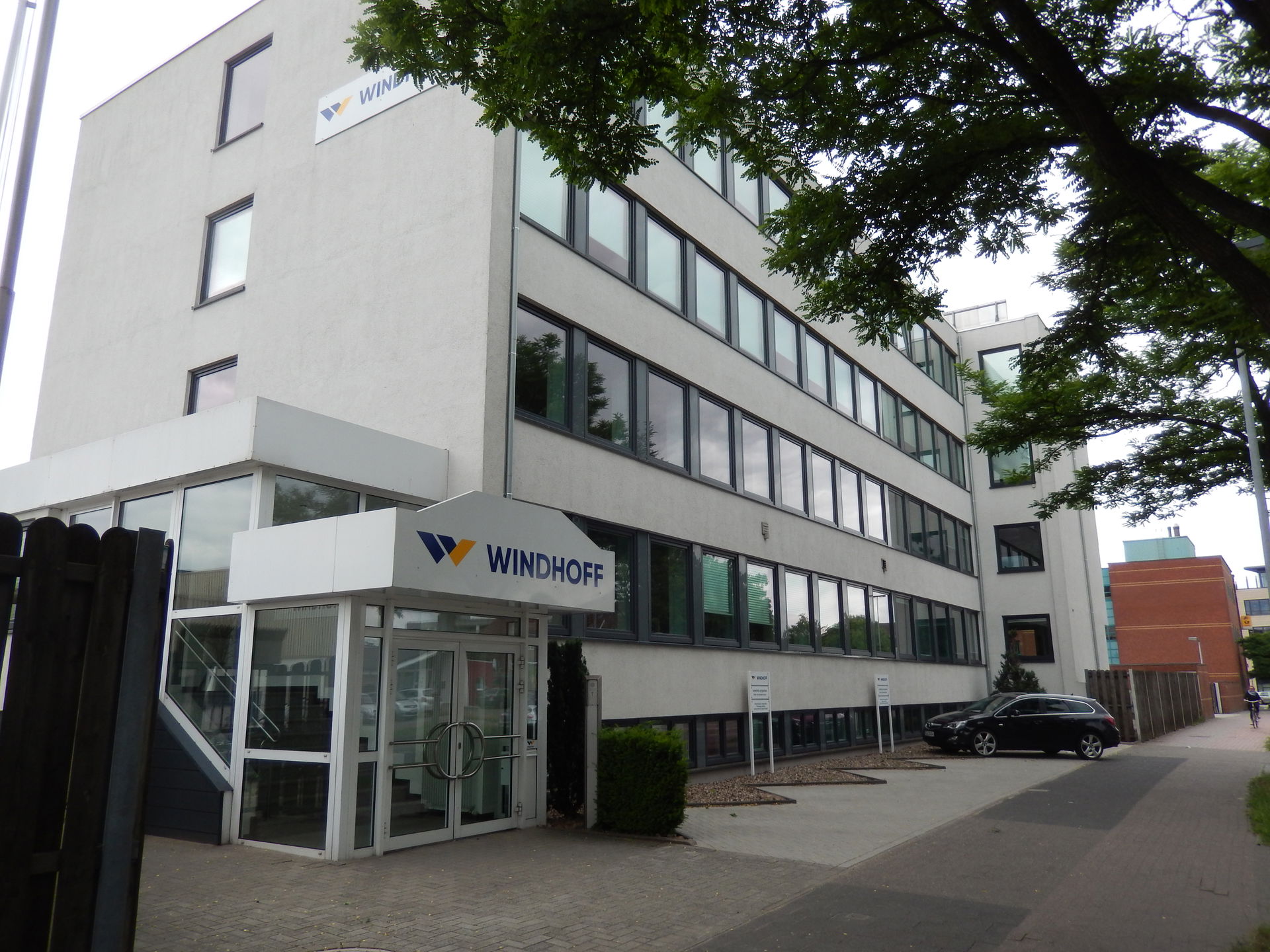 Verwaltungsgebäude Windhoff in Rheine, Juni 2017