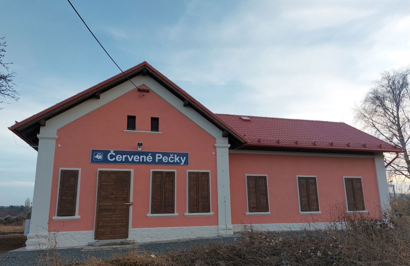 Railway station červené Pečky