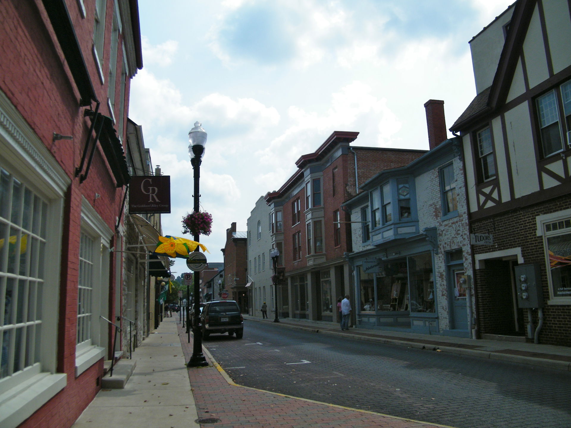 Part of the downtown area of Winchester, Virginia.