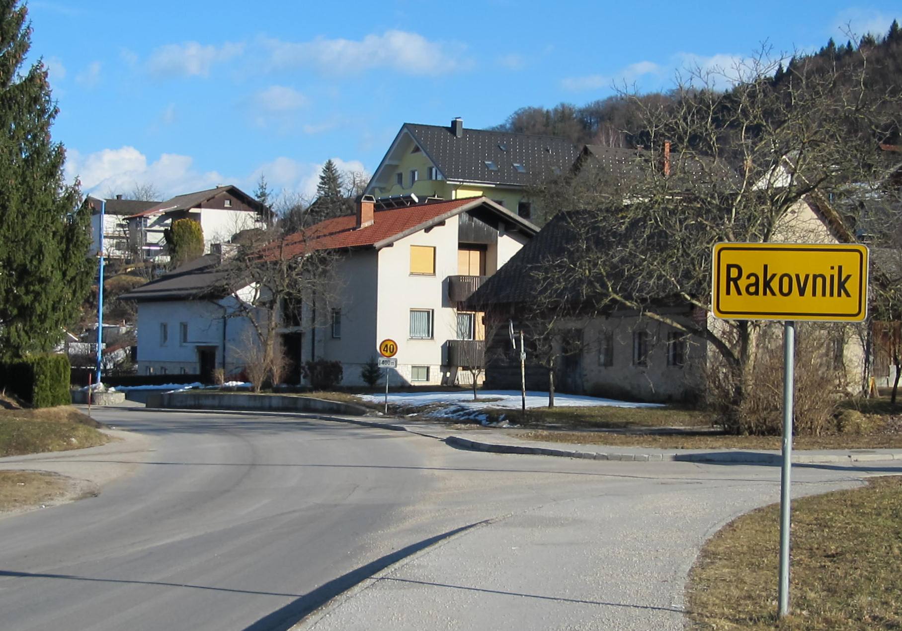 The settlement of Rakovnik in the Municipality of Medvode, Slov…