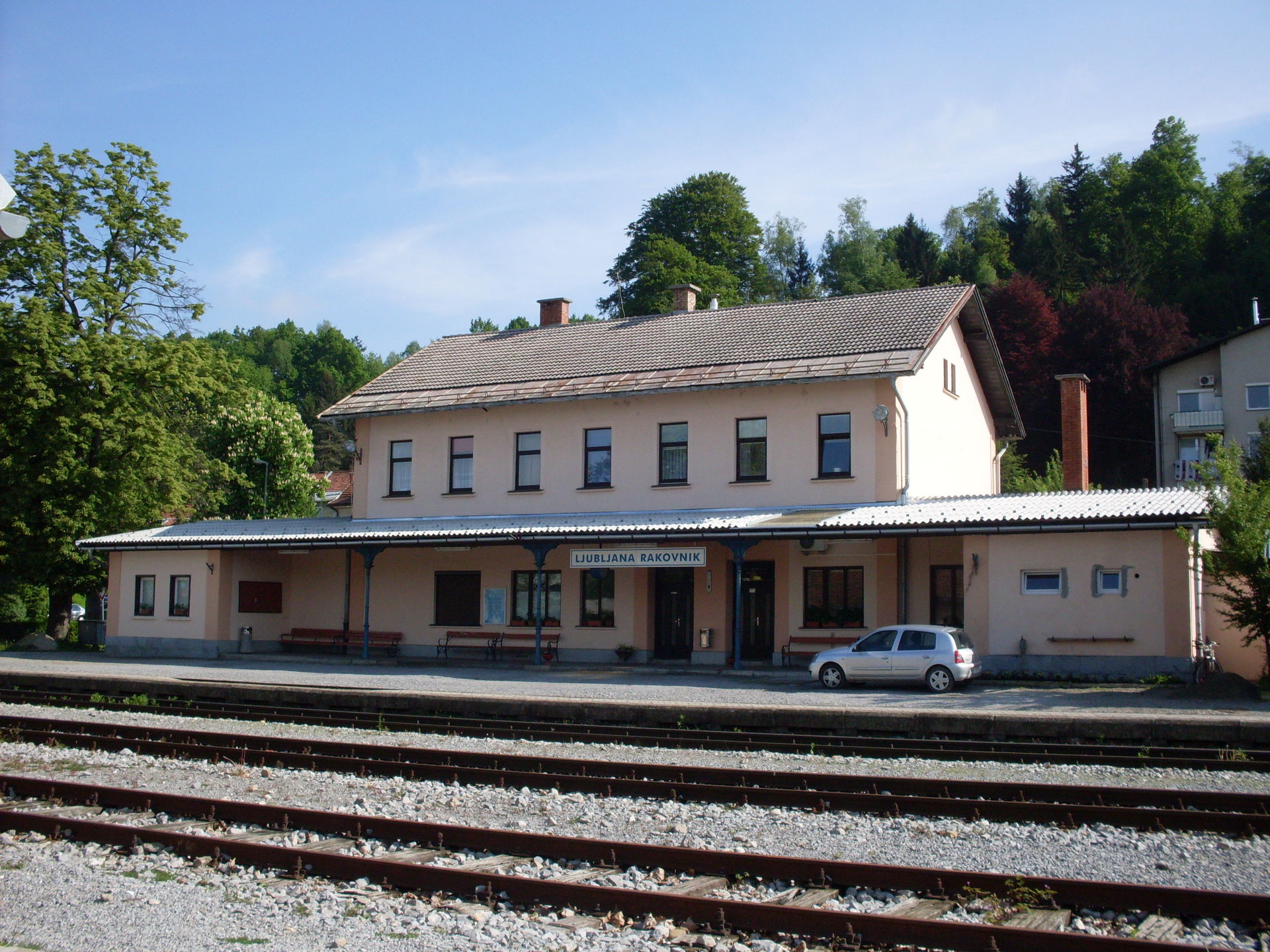 Ljubljana Rakovnik train station, serving Ljubljana's SE suburb…