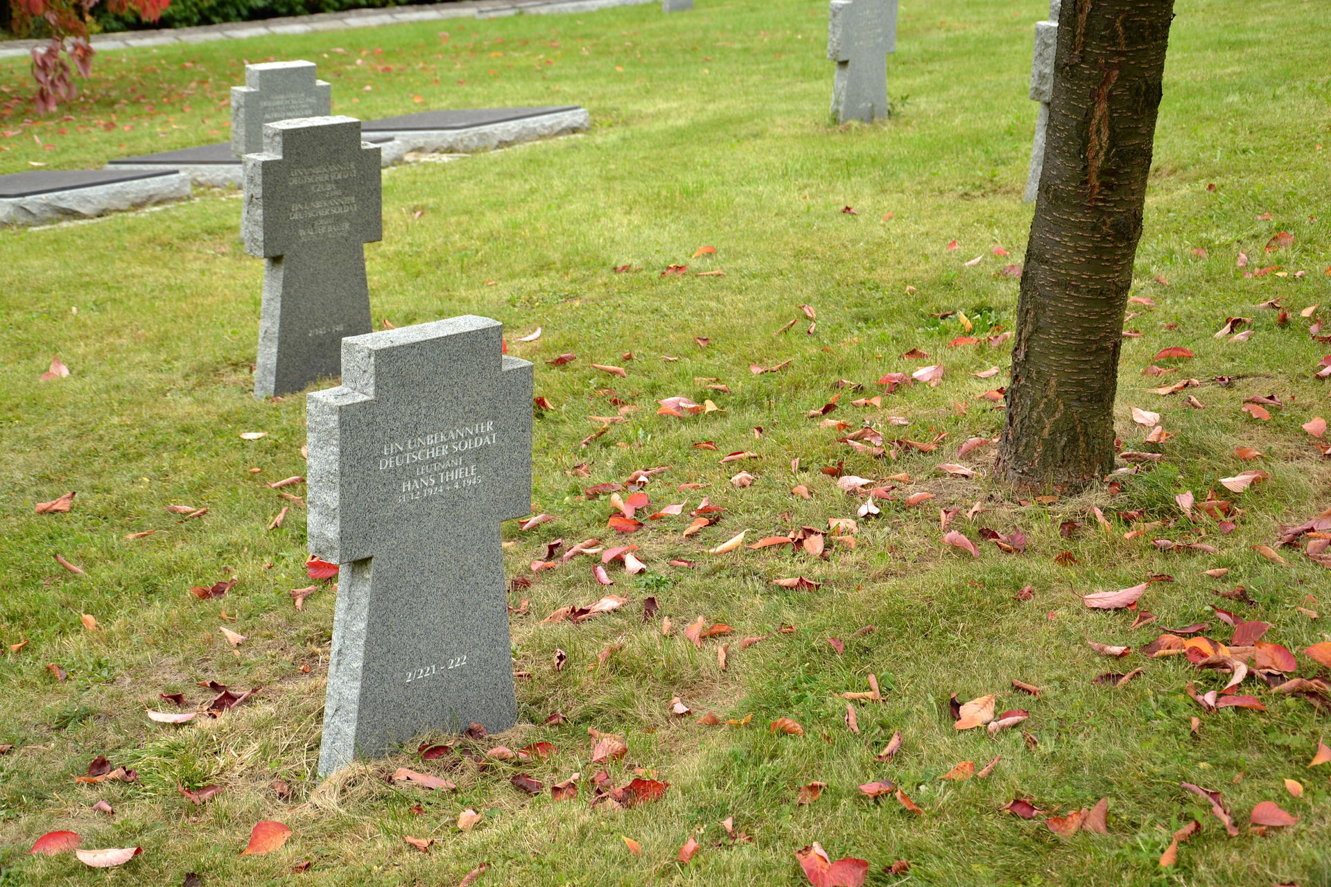German war cemetery in Valašské Meziříčí, Czech Republic. The m…