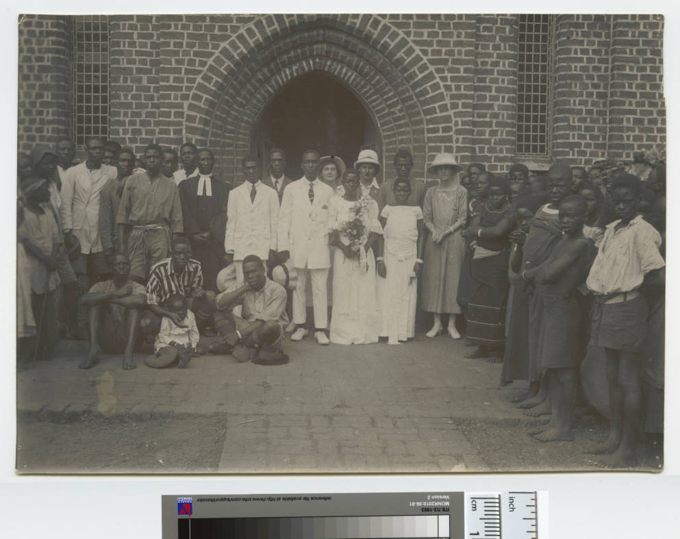 Wedding at Domasi Church, Malawi, circa 1920-1929