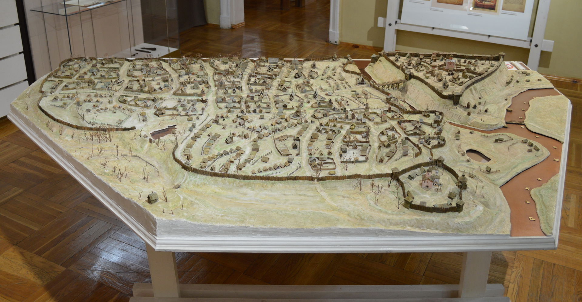 Model "Yaroslavl, early 13th century". Museum of the Yaroslavl …