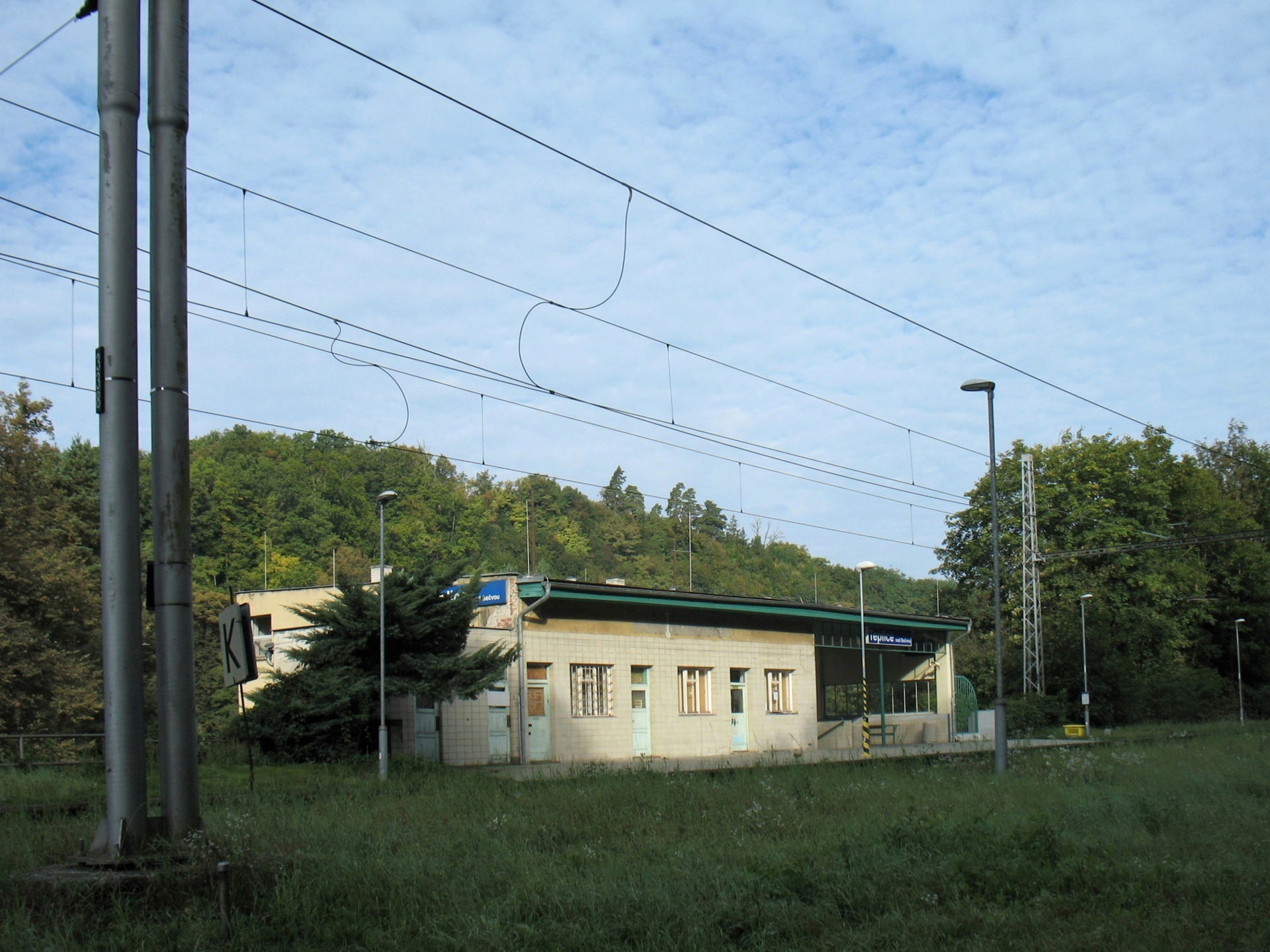 Train station Teplice nad Bečvou, cultural monument in Přerov D…