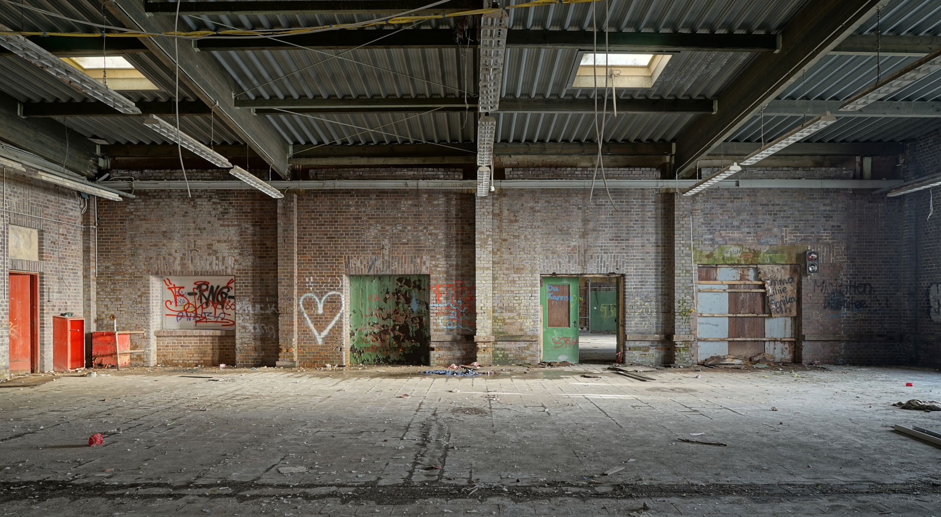 View of train station segment, abandoned for very many years. T…