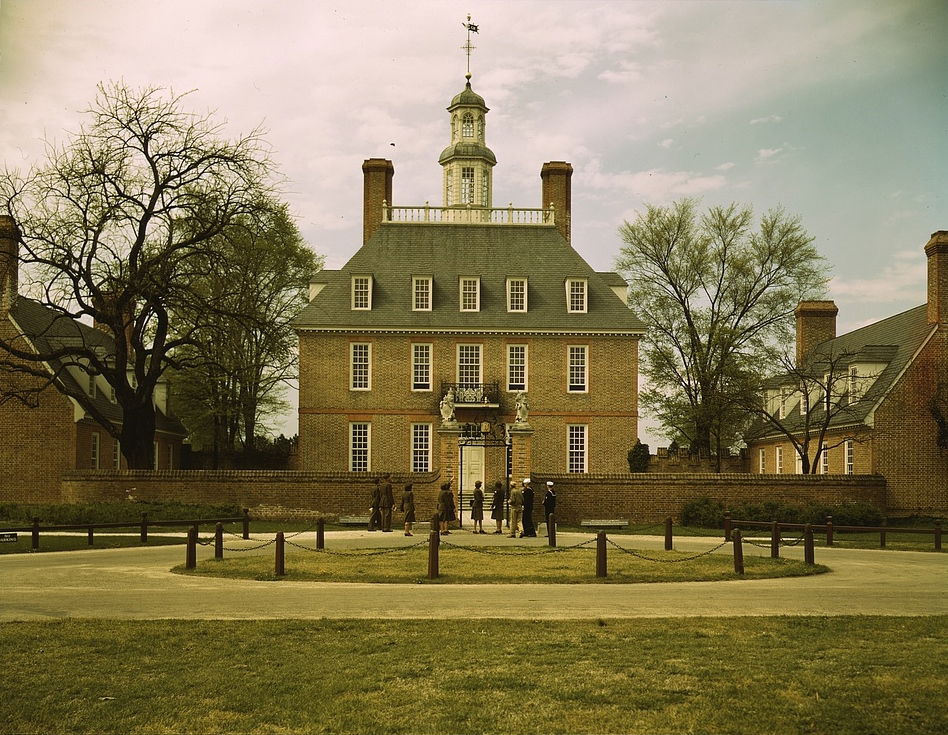 The Governor's Palace, Williamsburg, Va. The capitol of the Vir…