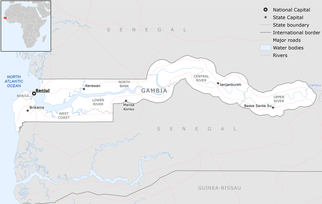 ECHO Gambia Editable A4 Landscape