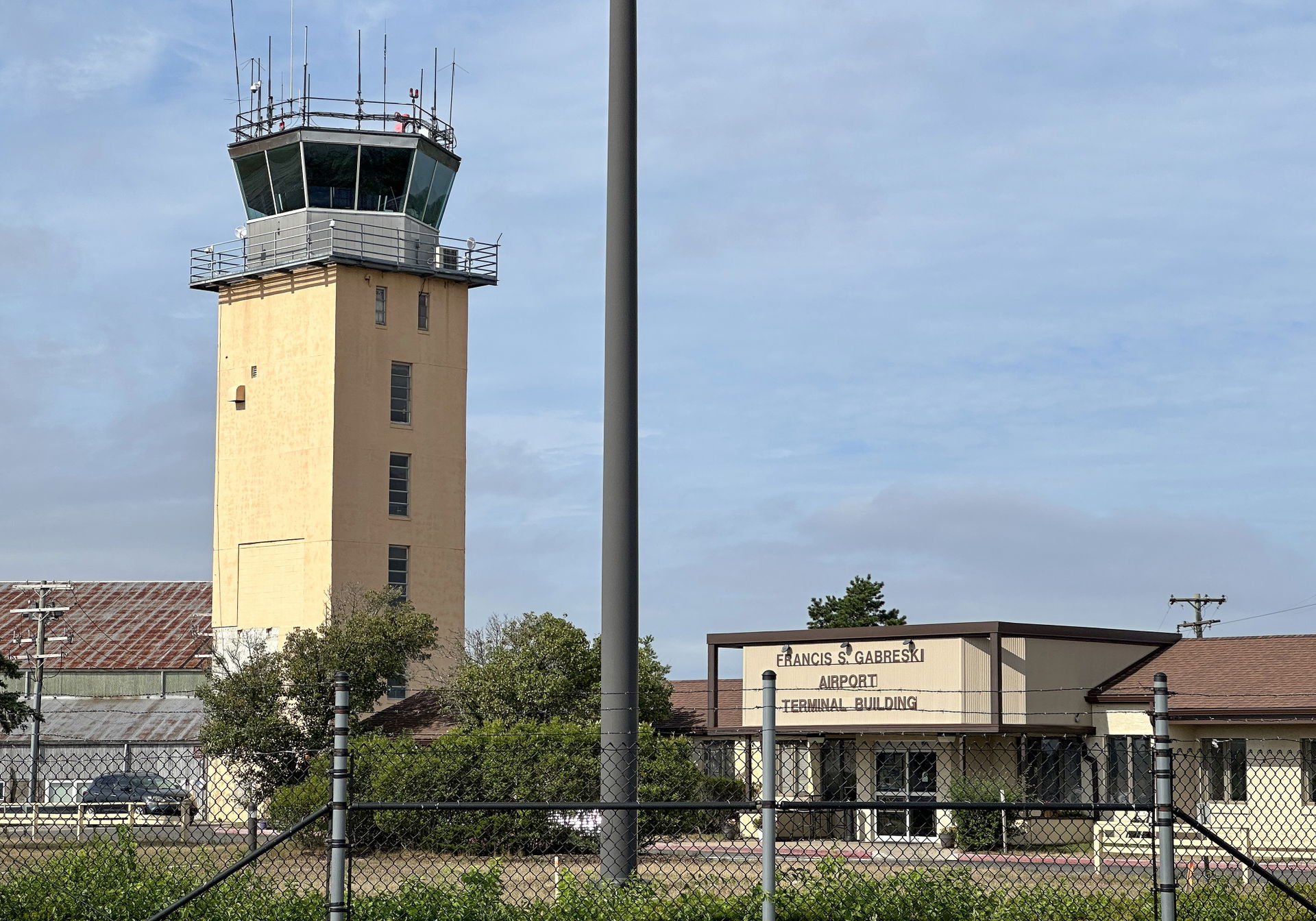 Francis S. Gabreski Airport airport terminal & tower. Locat…