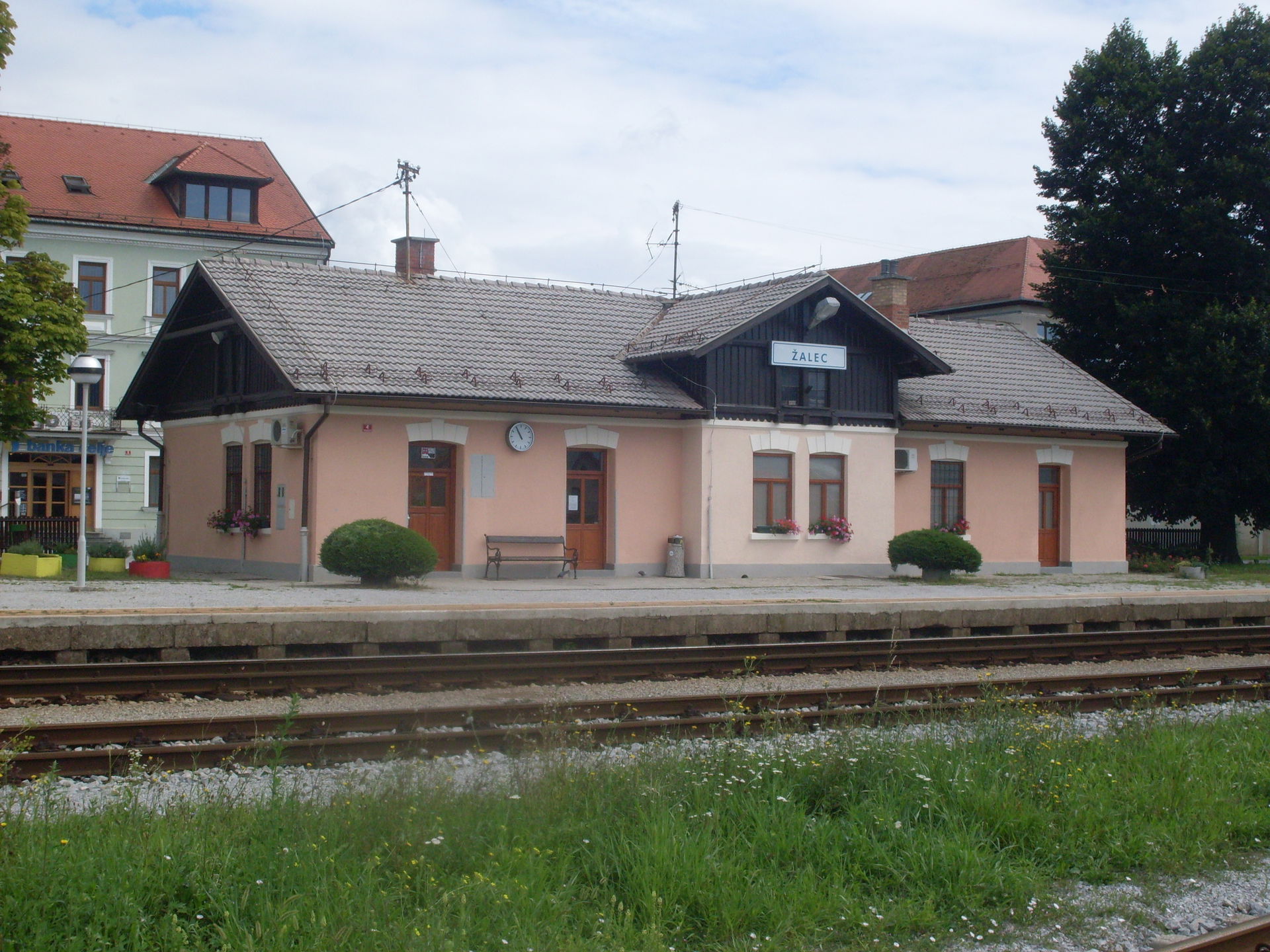 Train station in Žalec