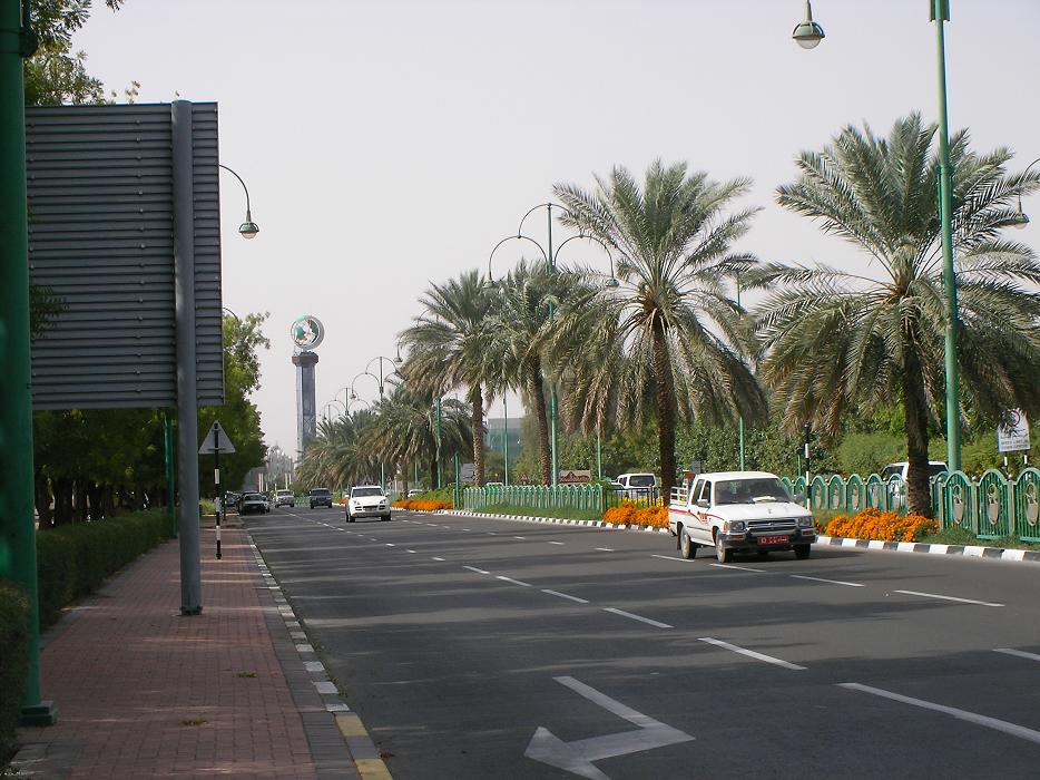 Street in Al-Ain, United Arab Emirates