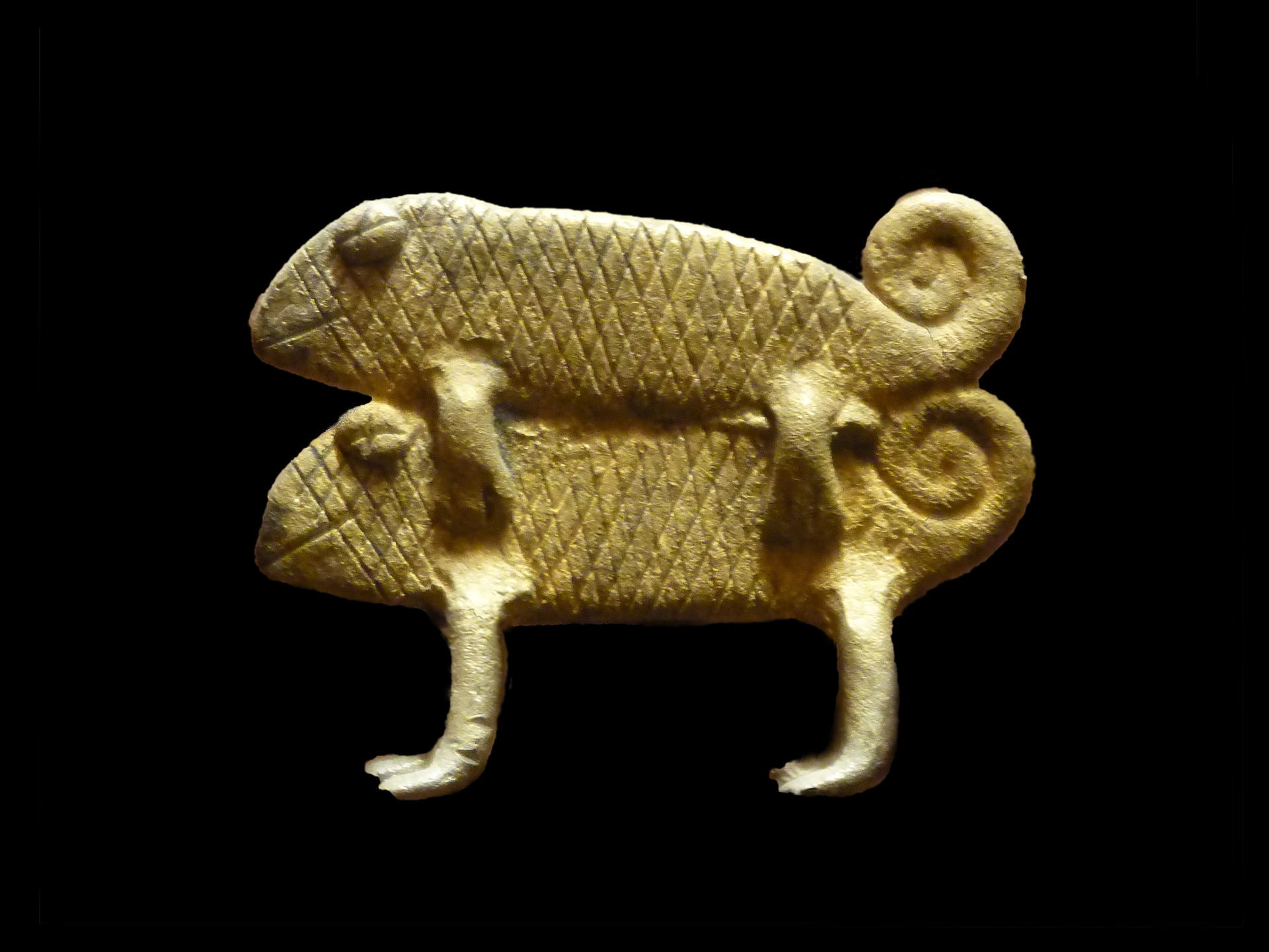 Figurine en métal. Objet d'autel.
Lobi.

Musée africain de Lyon