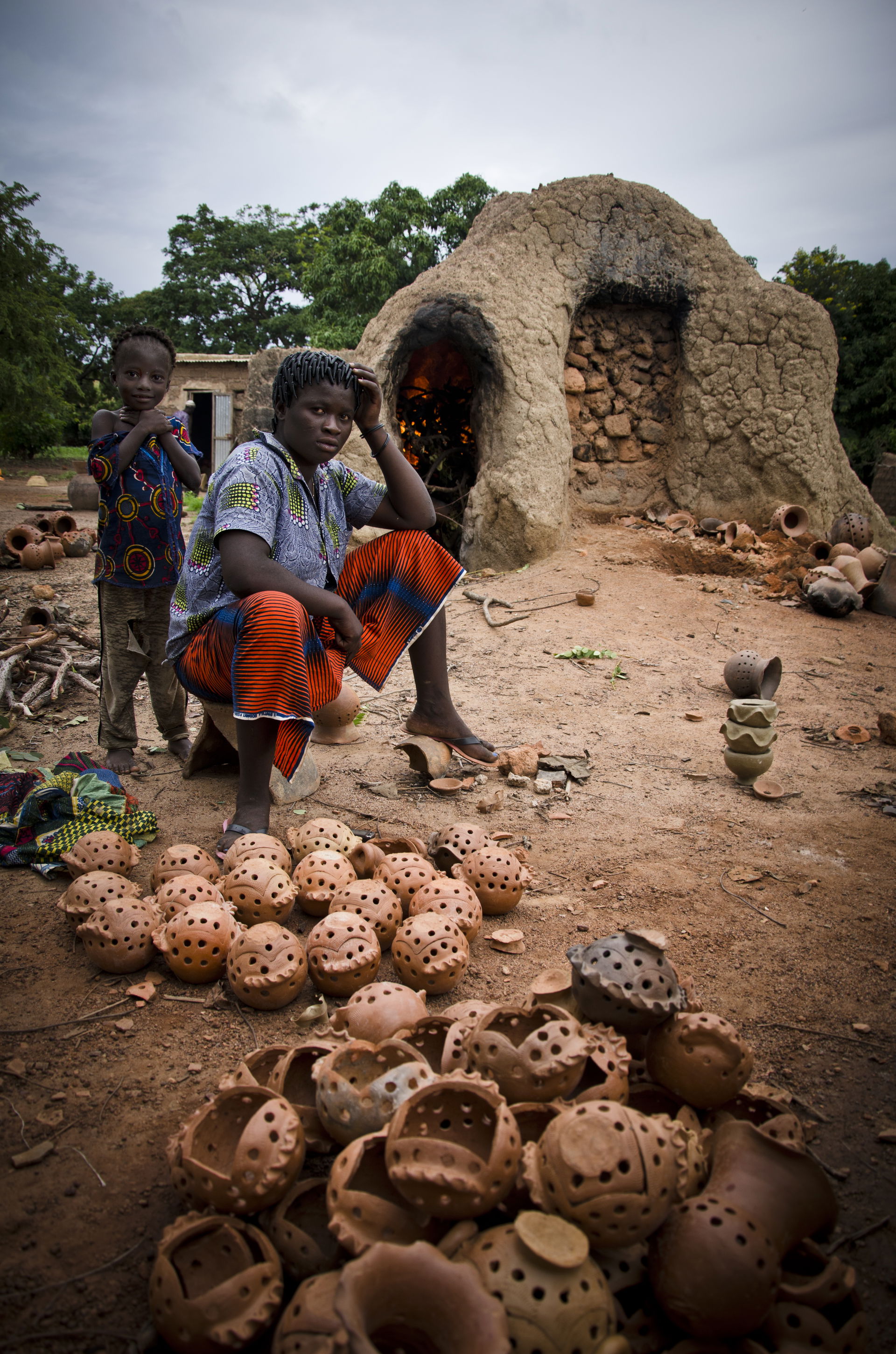 Lobi potter near Gaoua