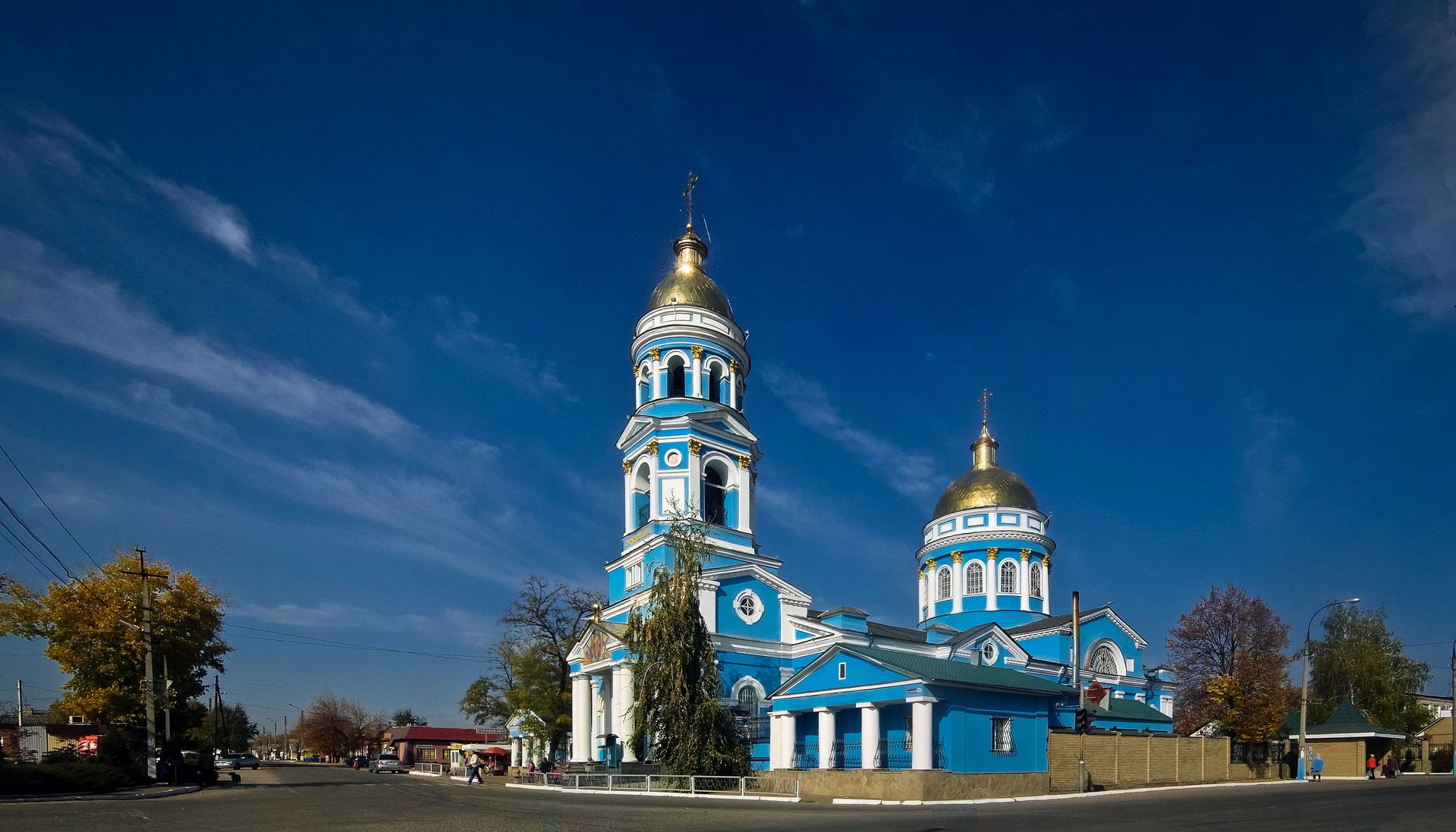 Вознесенська церква з дзвіницею (мур.), Ізюм, вулиця Європейськ…