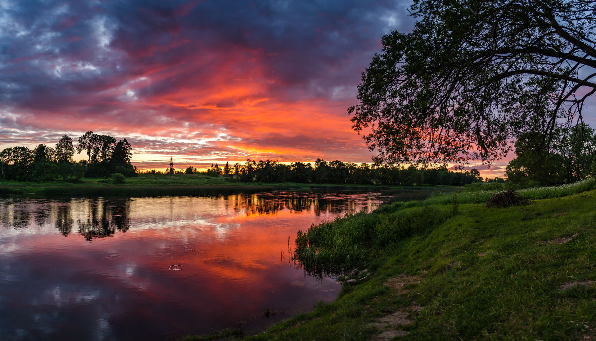 Pärnu river, Estonia.