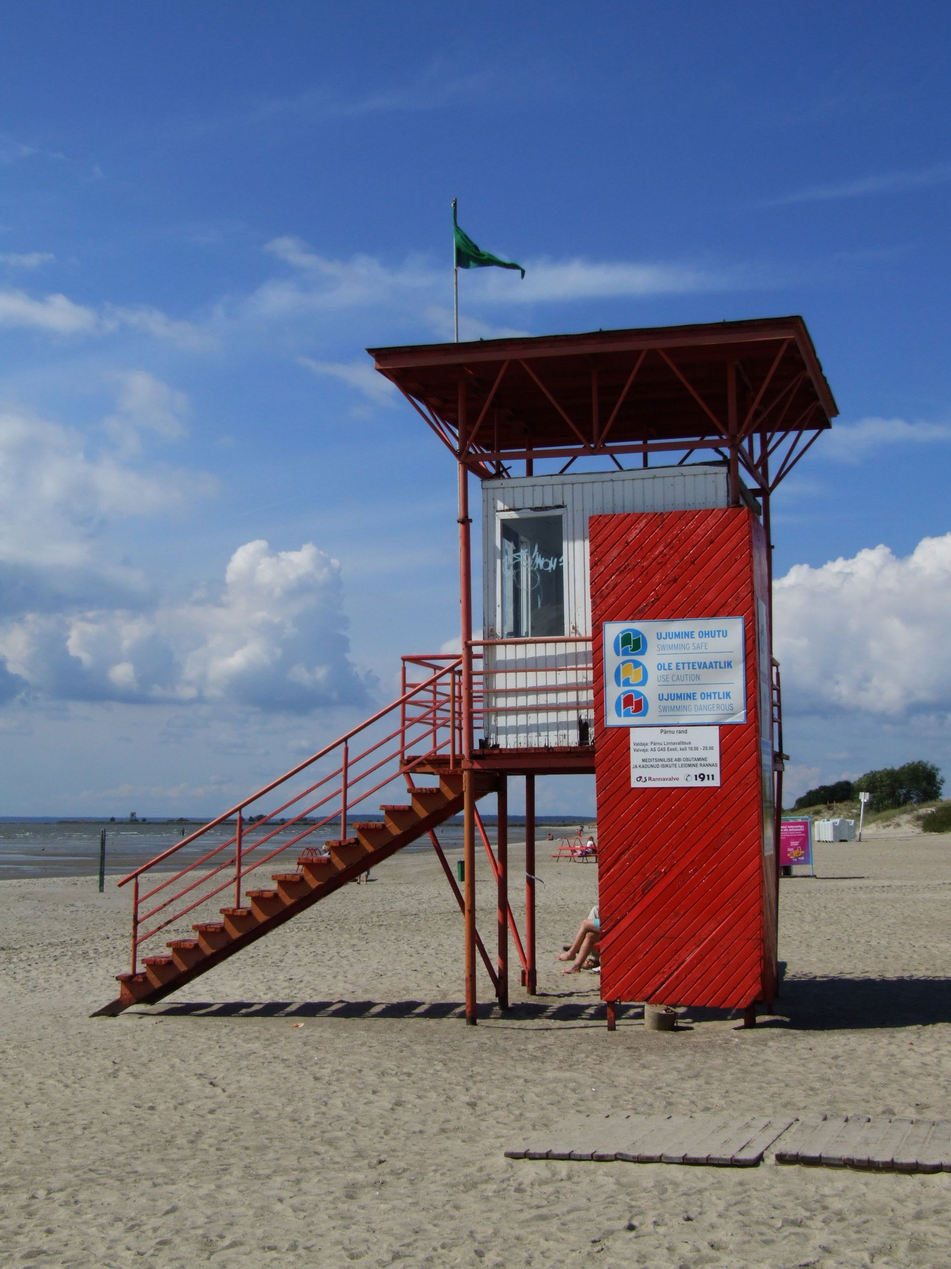 Beach in Pärnu, Estonia