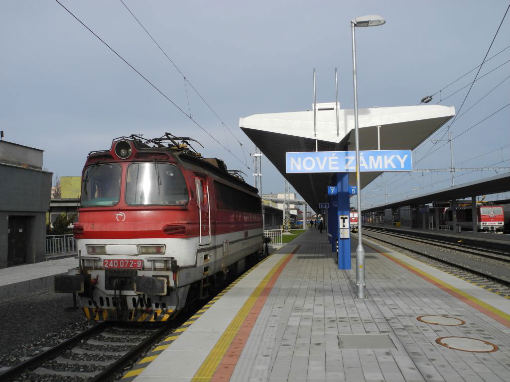 Nove Zamky train station, Slovakia, March 3, 2016